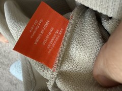 Mens Textured Rib Knit Pullover Shirt Beige Sand Boxy Minimalist Size L Khaki