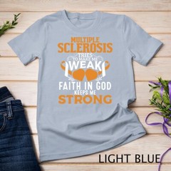 Multiple Sclerosis Awareness Orange Ribbon Women Kid Unisex T-shirt