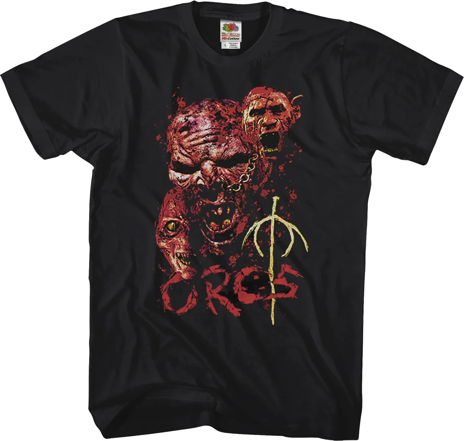 The Lord Of The Rings Orcs T-Shirt 180 GSM | 100% Cotton DTG Print gallery