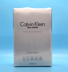 Calvin Klein 3 Pack 3 Color Basic Top V-Neck T-Shirt Cotton Underwear Size XL