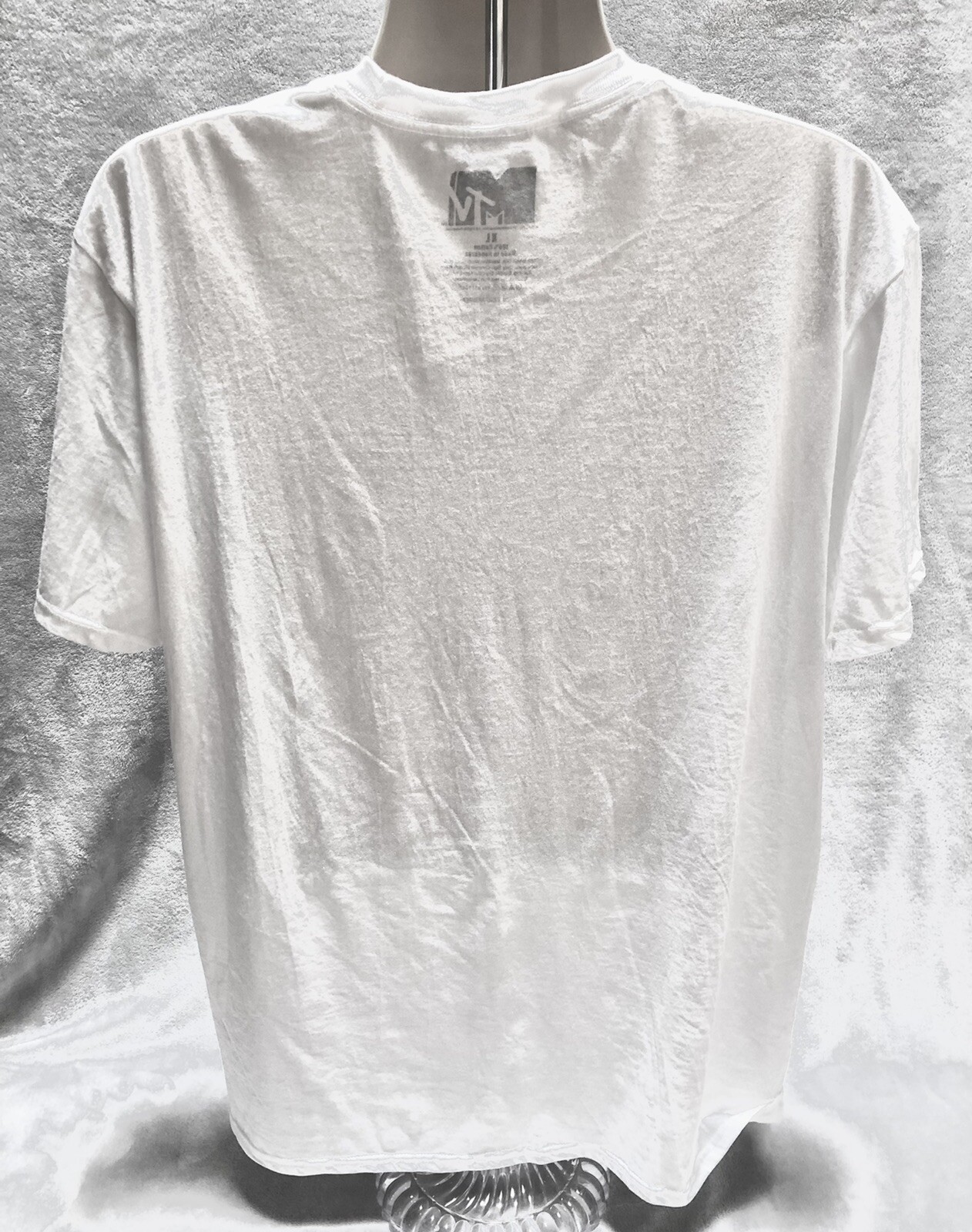 NEW MTV Logo Desert Scene Watercolor Paints Men's White T-Shirt Various Sizes gallery