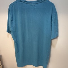 Alfani Men’s Blue Solid Cotton/Spandex Knit Stretch Slim Fit V-Neck Tee XL