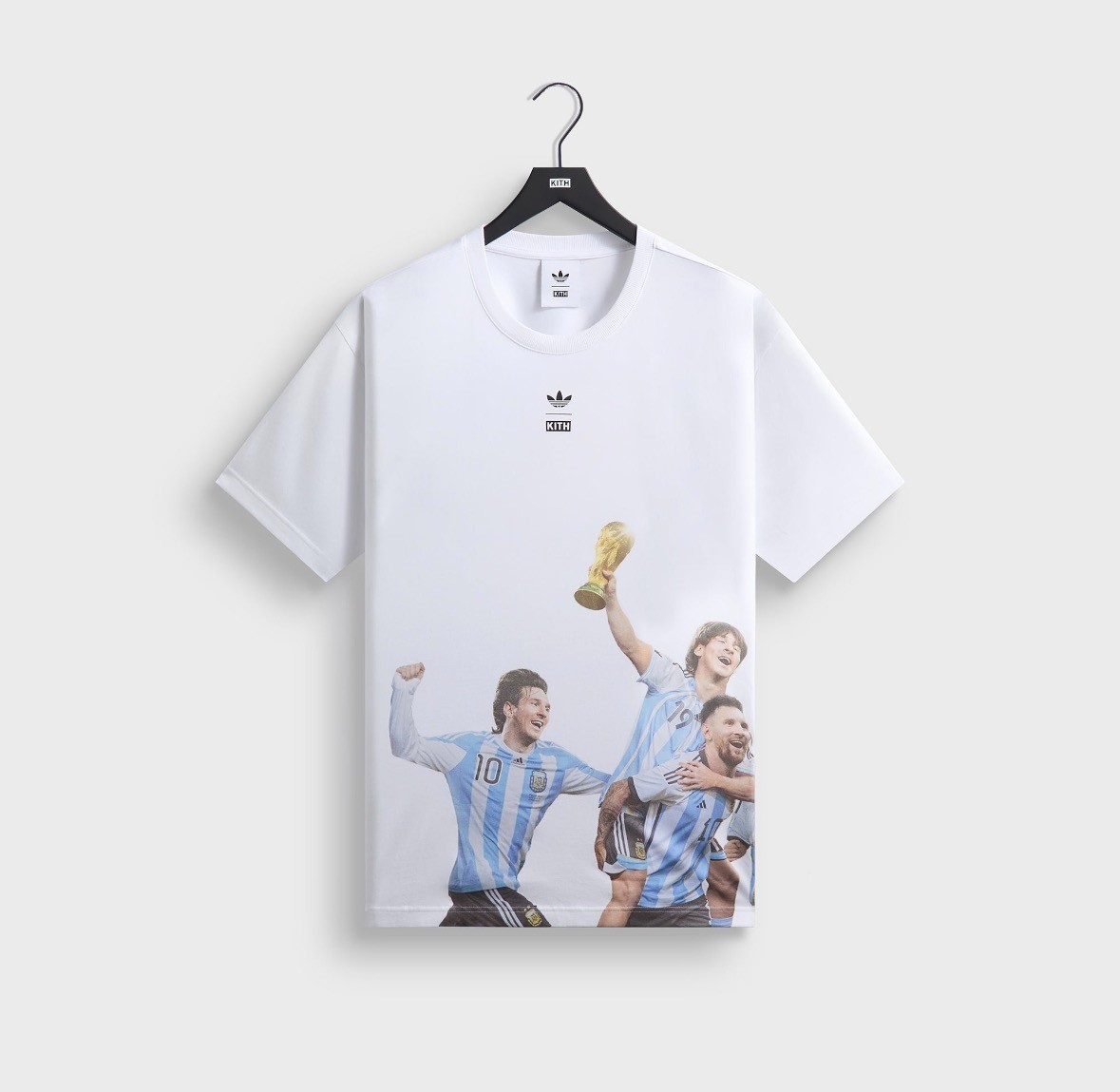 Kith x Adidas Messi Football World Cup Tee White Size S