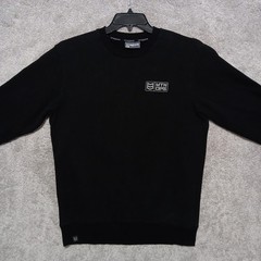 MTN OPS Sweatshirt Mens Large Black Crewneck Logo Military Style Hiking Gorpcore