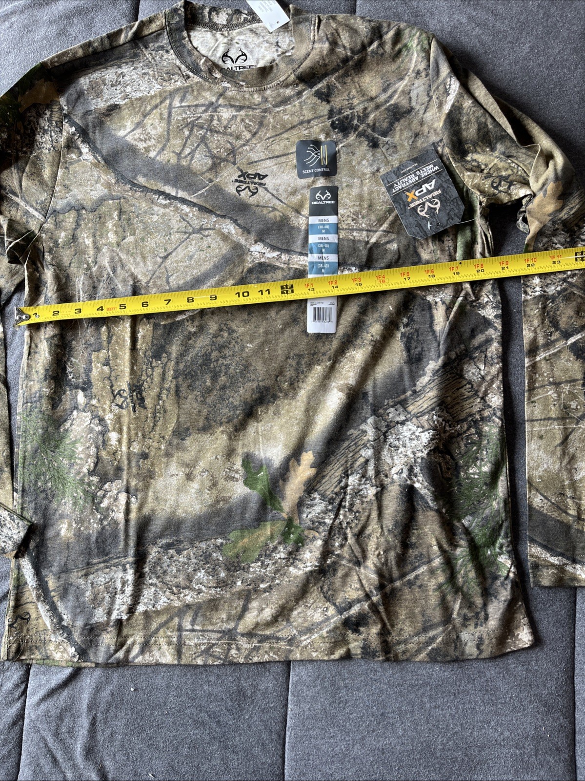 REALTREE APX SCENT CONTROL HUNTING CAMO LONG SLEEVE MEN'S T-SHIRT (SIZE - M) gallery