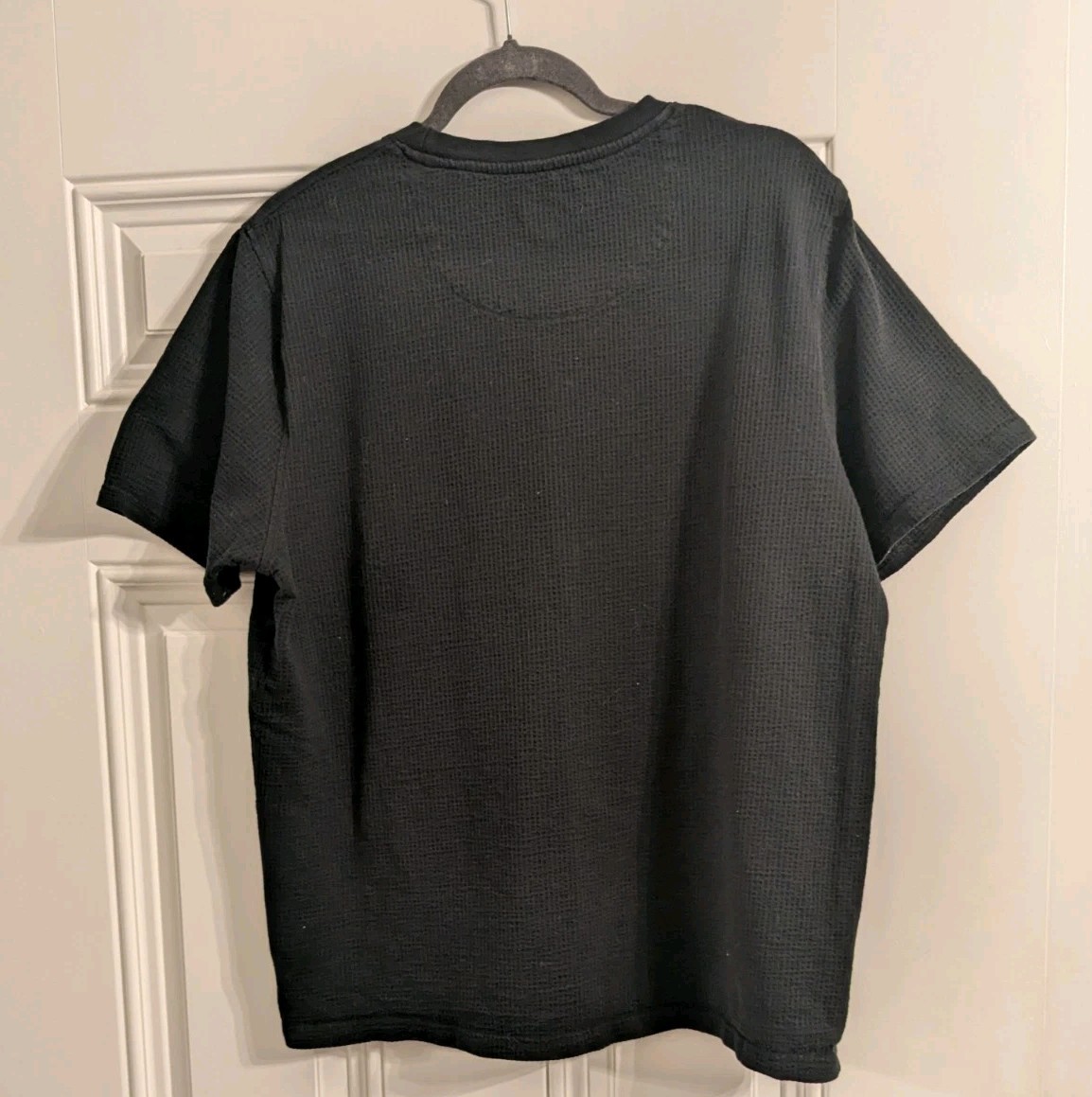 Common People Black Men's Textured Cotton T-Shirt Size XL gallery