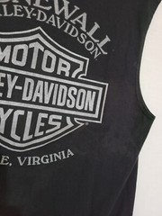 Harley Davidson Stonewall Orange VA Speed Power Sz XL Sleeveless Shirt (C2)