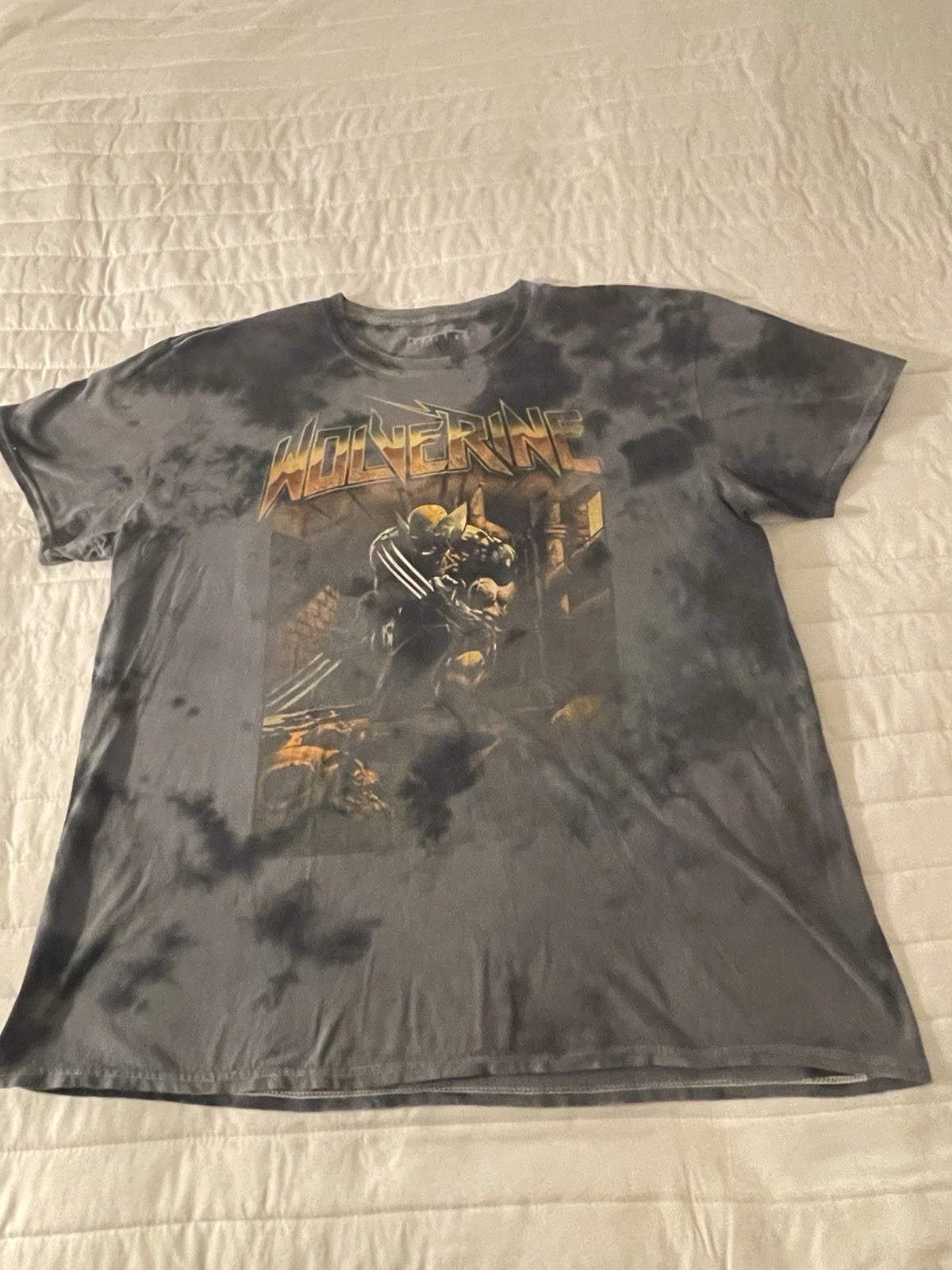 Marvel Wolverine Graphic Print T-Shirt Crew Neck Short Sleeve Cotton Knit XL gallery