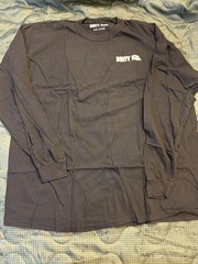 Dirty Kid “Just Drill It” Black Long Sleeve T-shirt 3XL