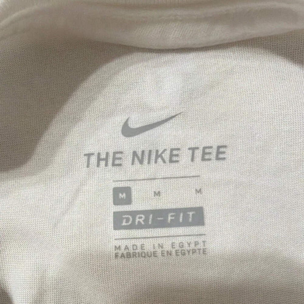 Nike The Nike Tee Men's White Graphic Print Short Sleeve T-Shirt M AR5968-100 gallery