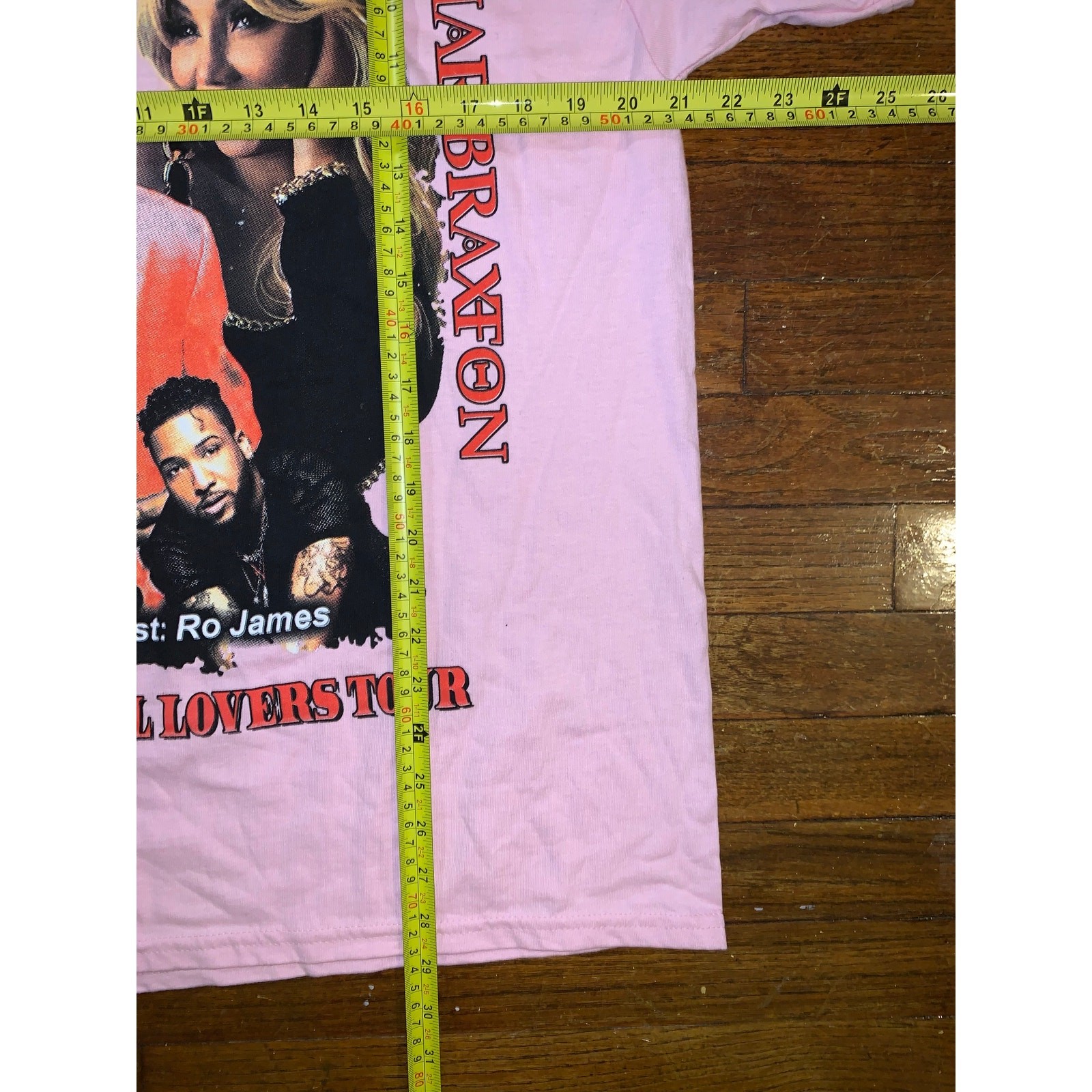 Tamar Braxton October London Calling All Lovers Tour Graphic T Shirt Pink XL gallery