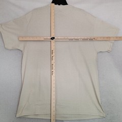 SPONGEBOB SQUARE PANTS SHIRT Mens Extra Large XL BEIGE CASUAL CARTOON ANIME NWT