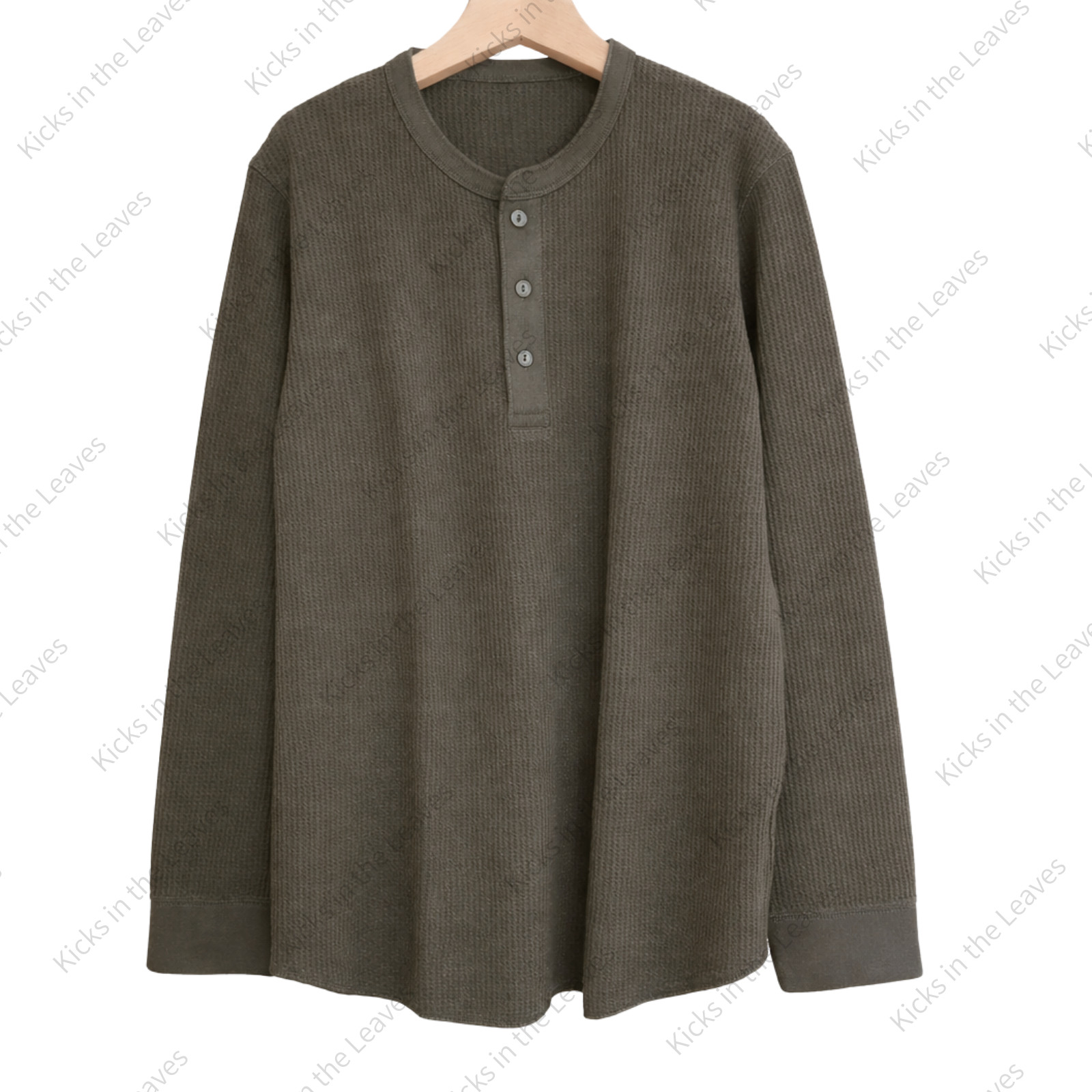 UNIQLO Waffle Henley Neck T-Shirt XS-4XL Men Regular Fit 482766 NWT gallery