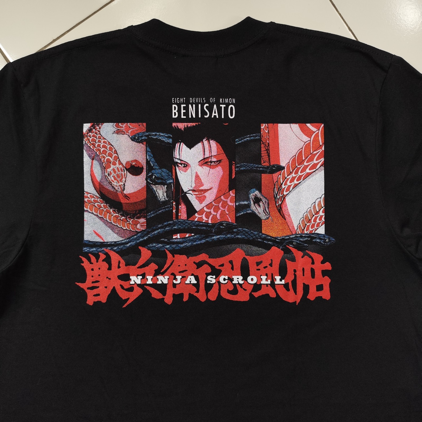 Rare Anime Ninja Scroll T-shirt Benisato XL gallery