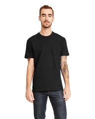 Next Level Apparel 3605 Unisex Pocket Crew Short Sleeve Stylish T-Shirt