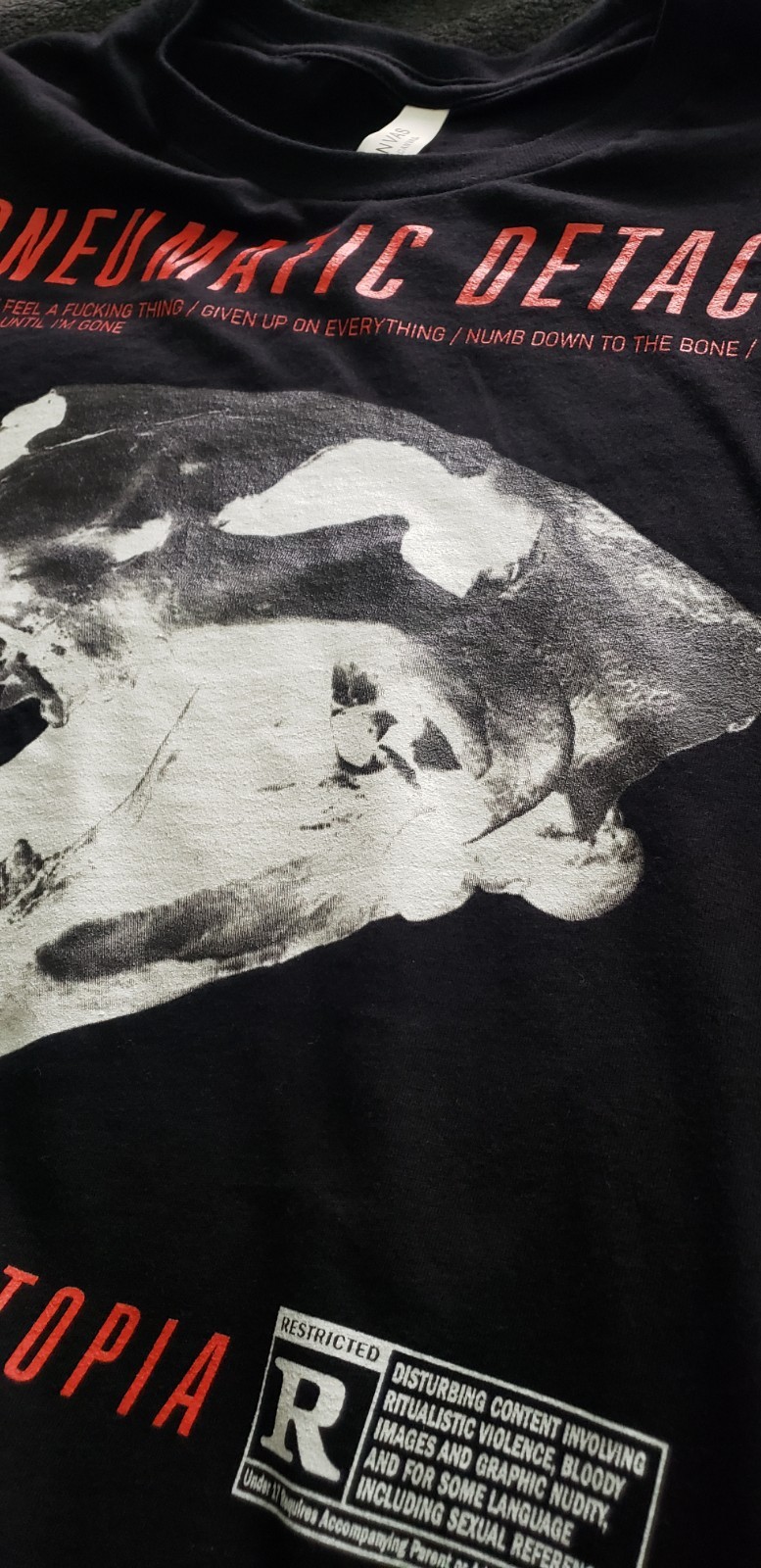 SDYSTOPIA_SKULL_01 T-Shirt | Bella + Canvas 3001 XS,S,M,L gallery
