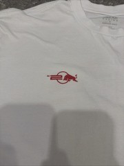 Oracle Red Bull X American Eagle Boxy Fit Racing Race Cars White T-Shirt Sz L