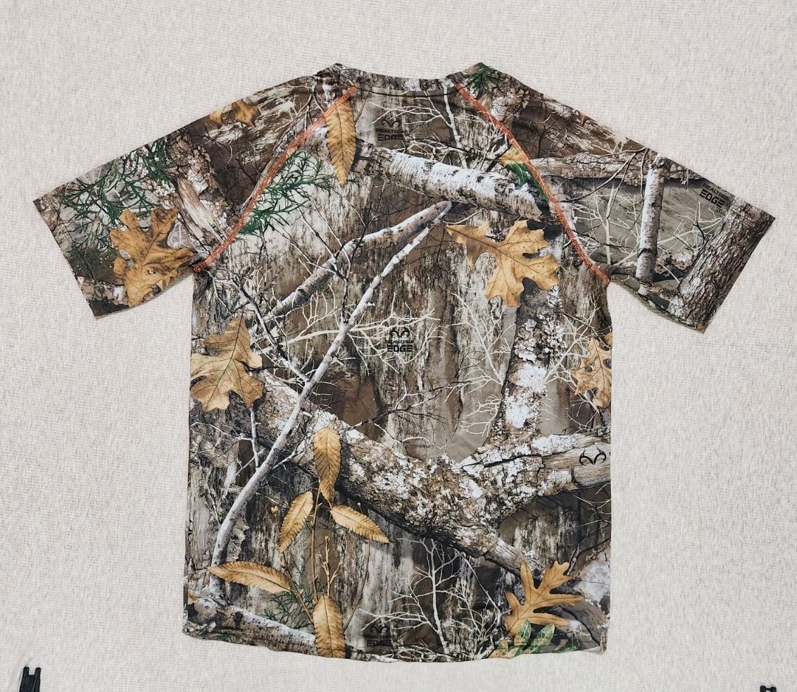 Realtree Edge Hunting Camo Shirt Medium Stretch Lightweight Tee Fishing Outdoors gallery