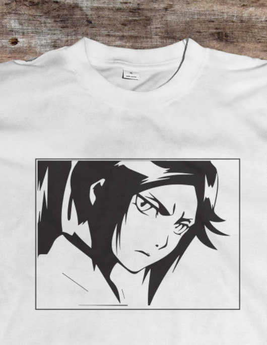 Bleach Yoruichi Anime Manga Graphic T- Shirt Unisex Apparel Retro Tee Design gallery