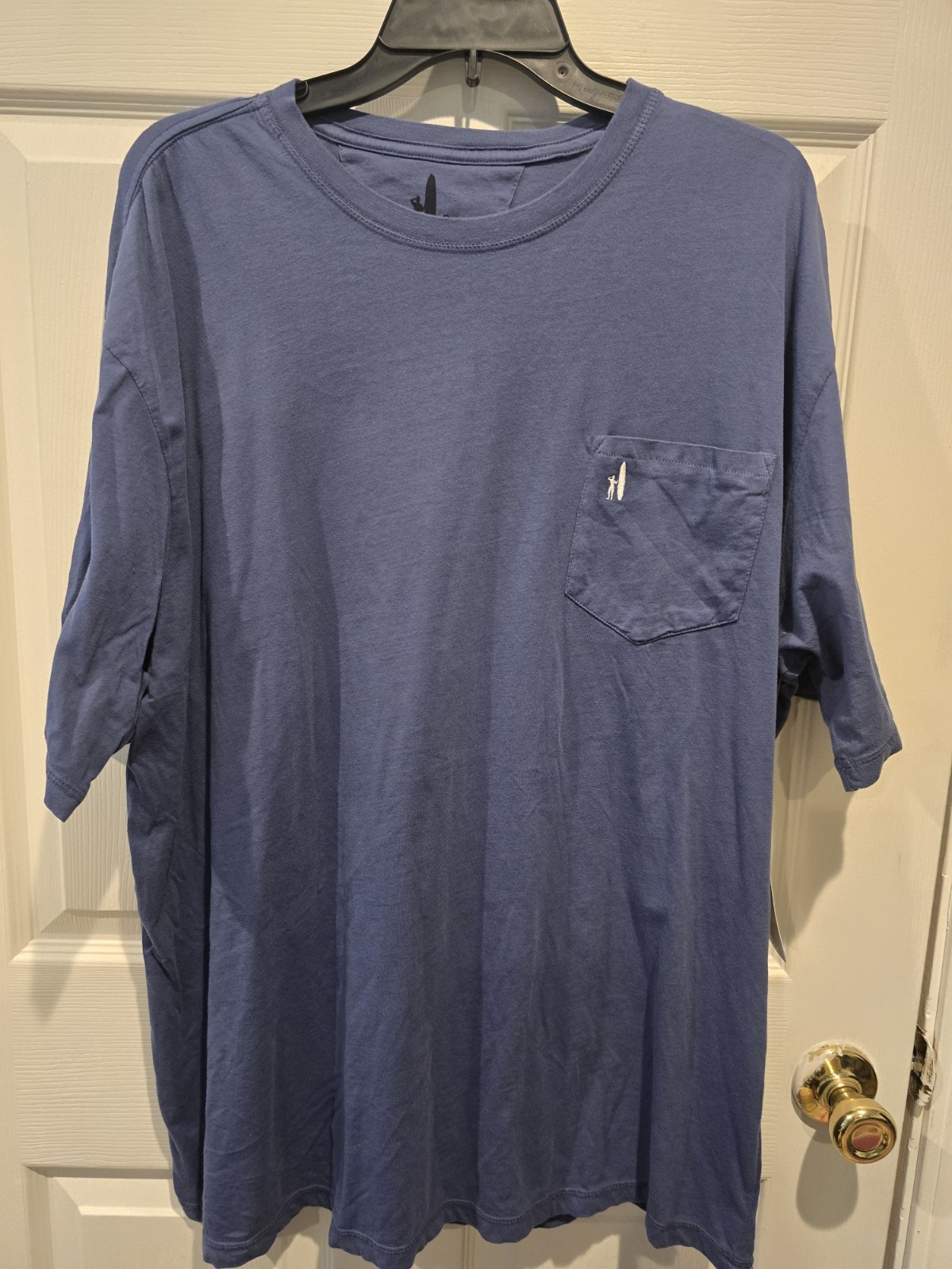 Johnnie-O Mens Crew Neck Pocket T-shirt Color Wake(Blue) NWT gallery