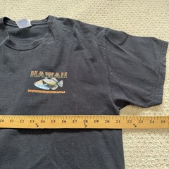 Vintage Hawaii Trigger Fish Black T-Shirt Mens L Humuhumunukunukuapuaa