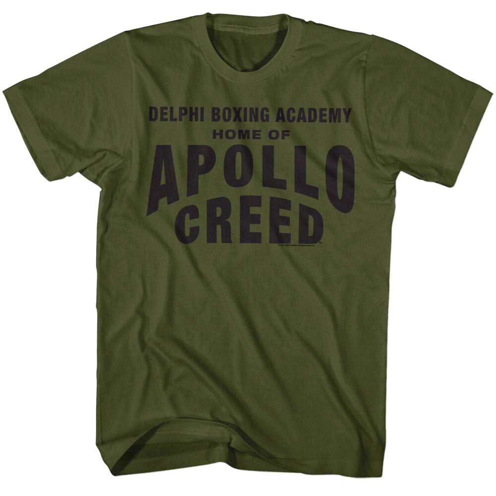Rocky Balboa Apollo Creed Delphi Boxing Academy Men's T Shirt World Champion Top gallery