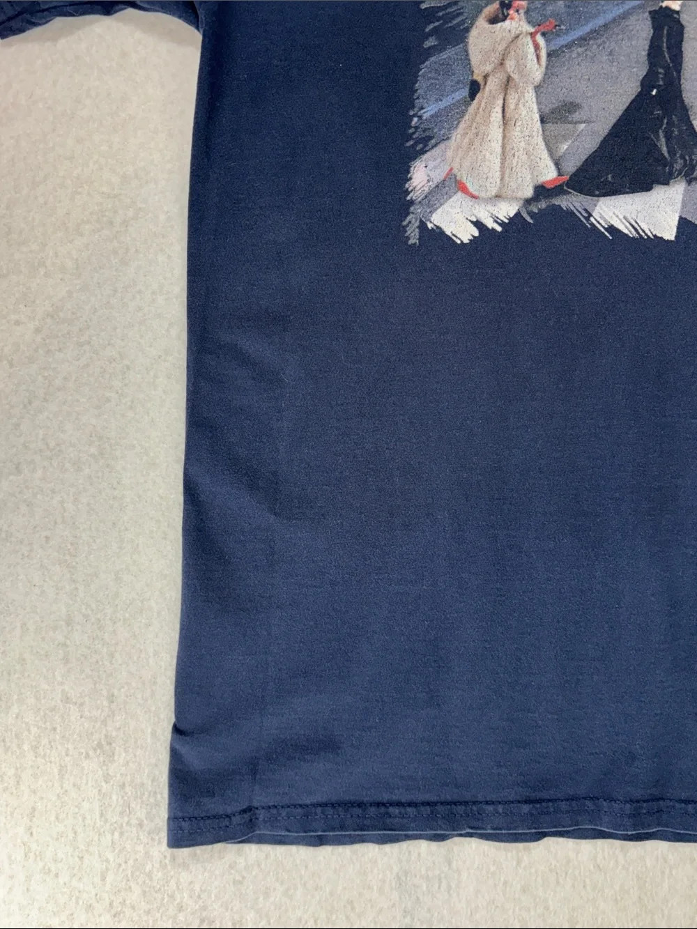 Vintage Navy T-shirt Graphic Tee Disney Villain Abbey Road Size XL gallery