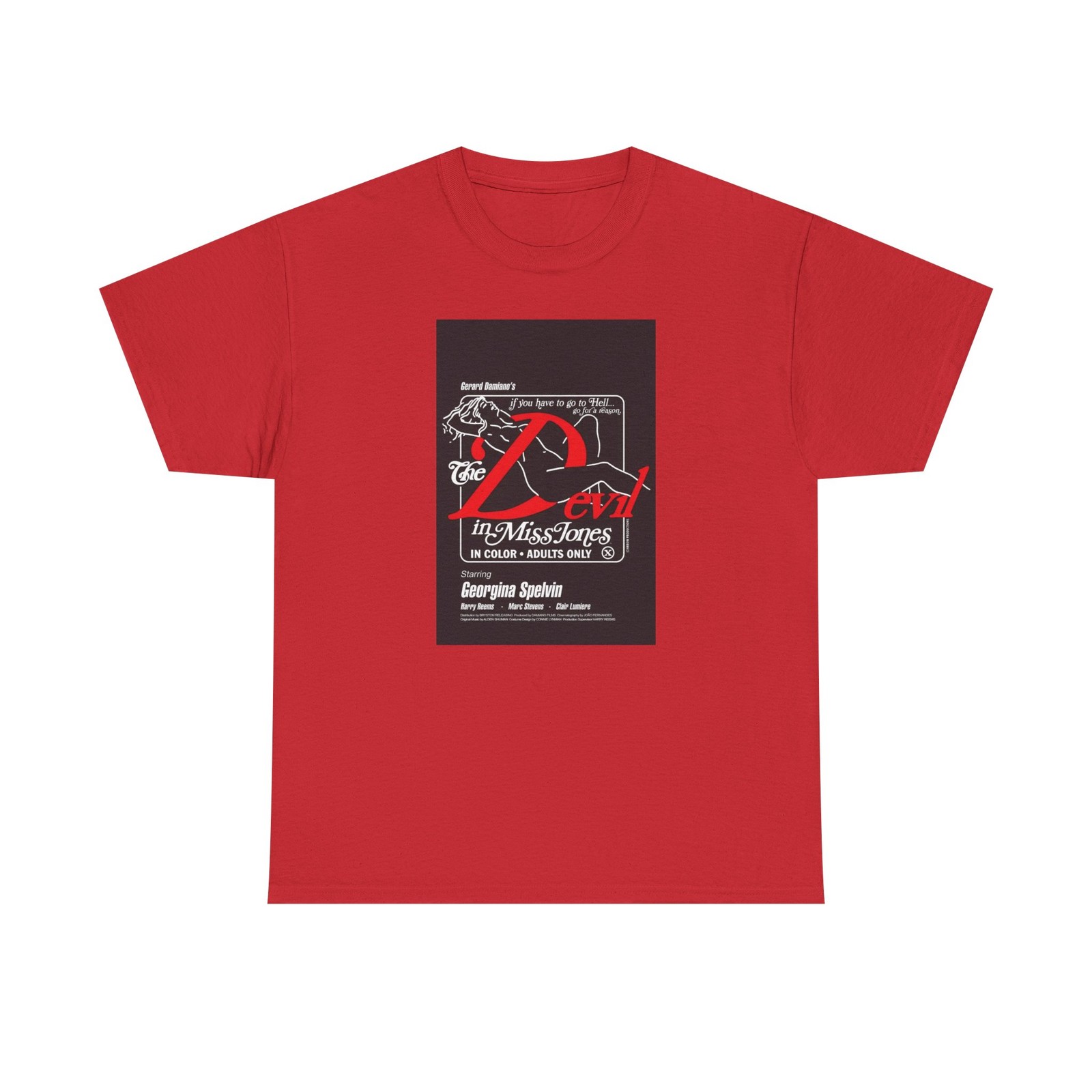 Golden Age of Porn The Devil in Miss Jones Gildan Unisex 100% Cotton T-Shirt
