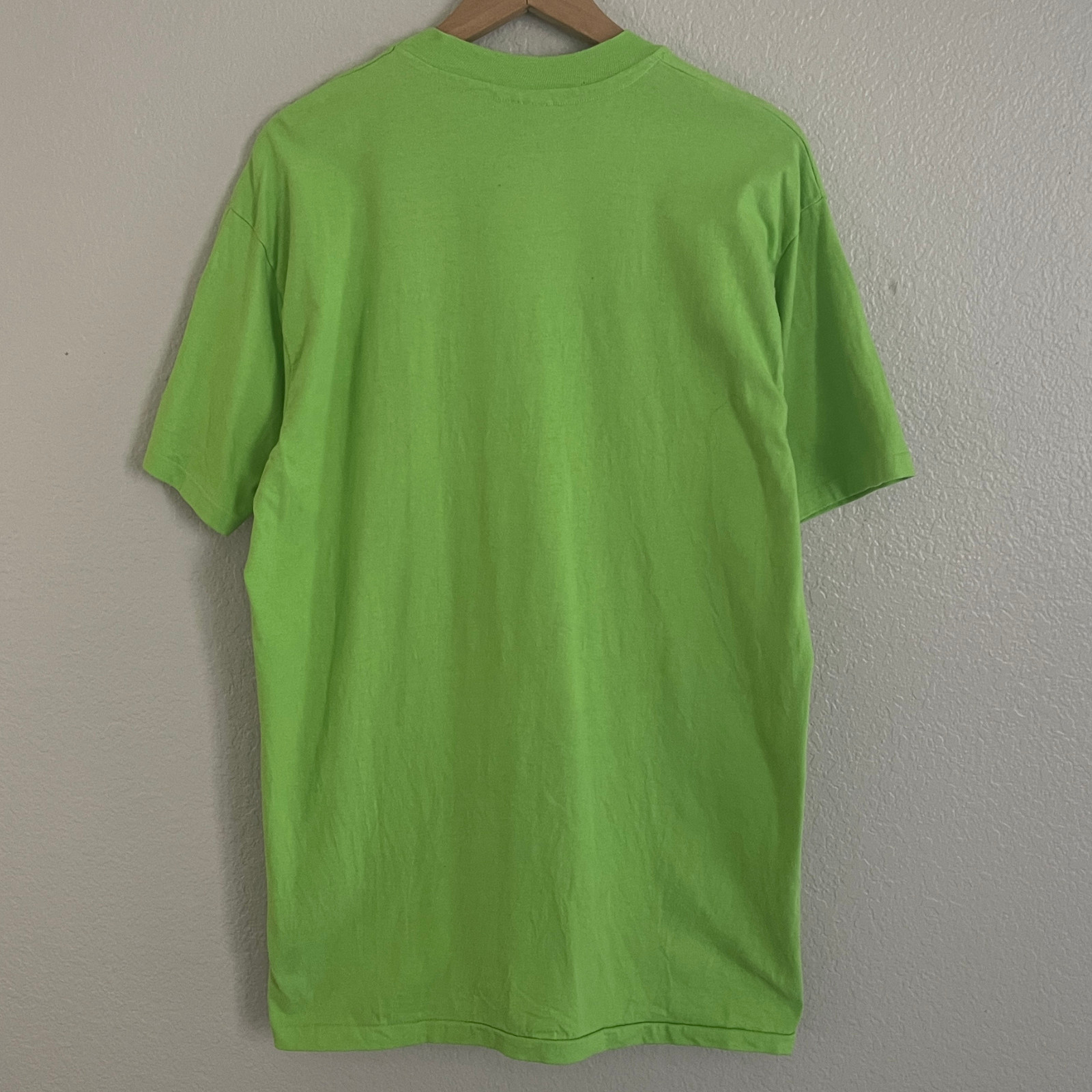 Vintage Hanes Beefy T Mens Shirt XL Green Single Stitch Tokyo Express 1991 gallery