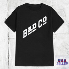 Bad Company Bad Co Basic Logo Black T Shirt Full Size S-5XL