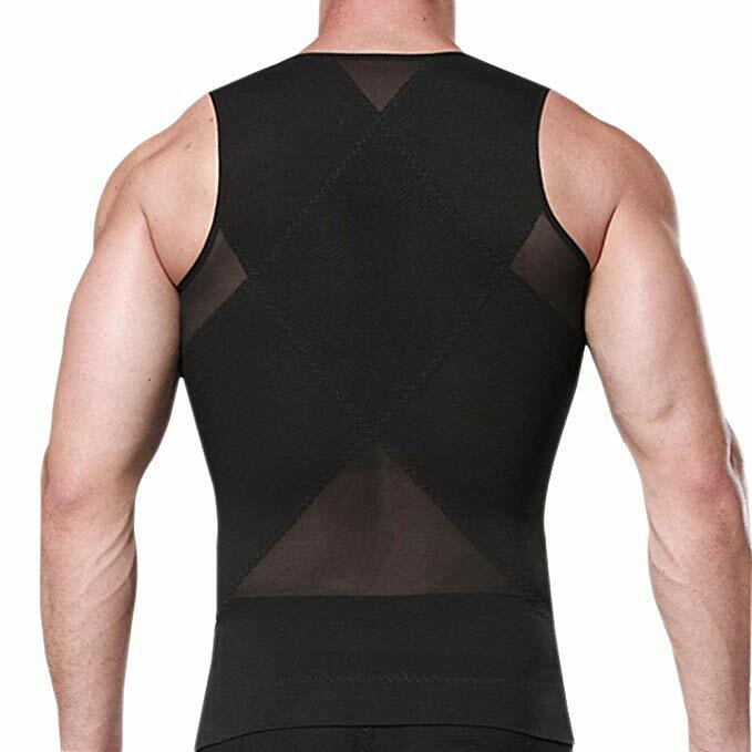 Men Gynecomastia Pre-Surgical Post-Surgical Chest Binder Vest Slimming Shapewear gallery