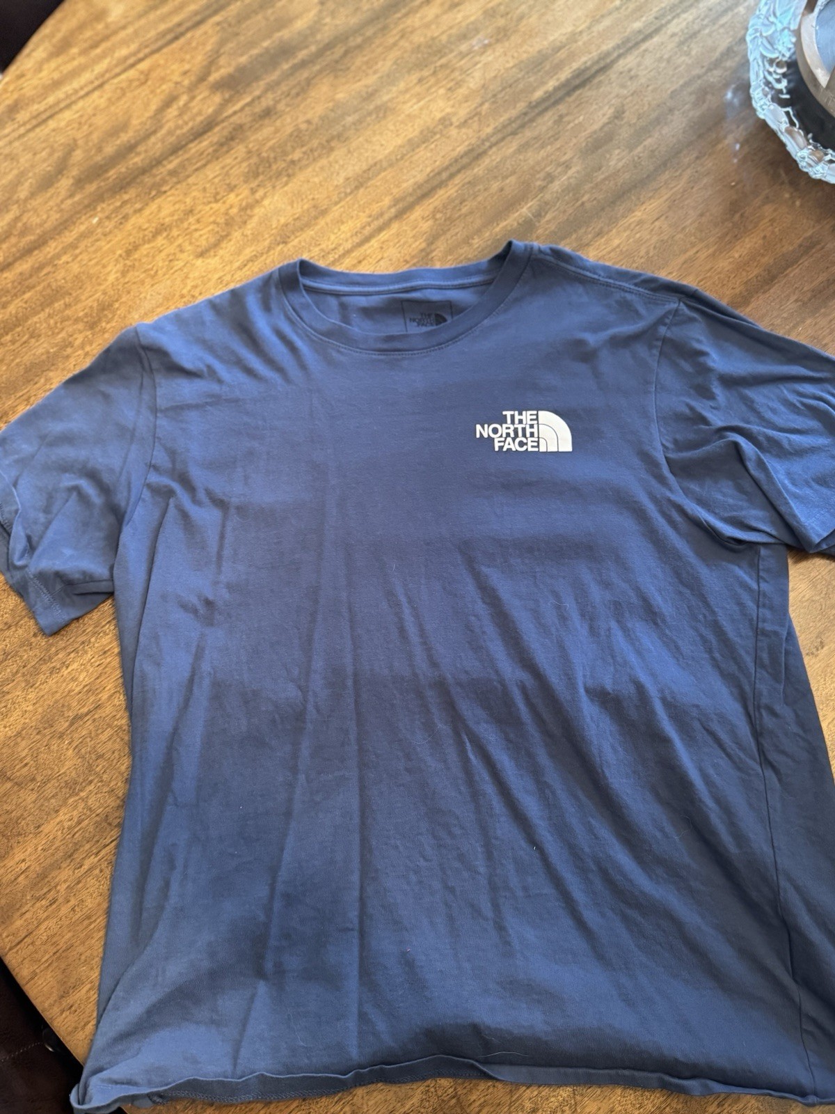 The North Face Short Sleeve Tshirt Never Worn Blue And Black.