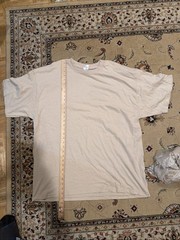 2- 2xL Beige Style Apparel AAA TShirt1301 Men’s Plain Blank Short Sleeve TShirt