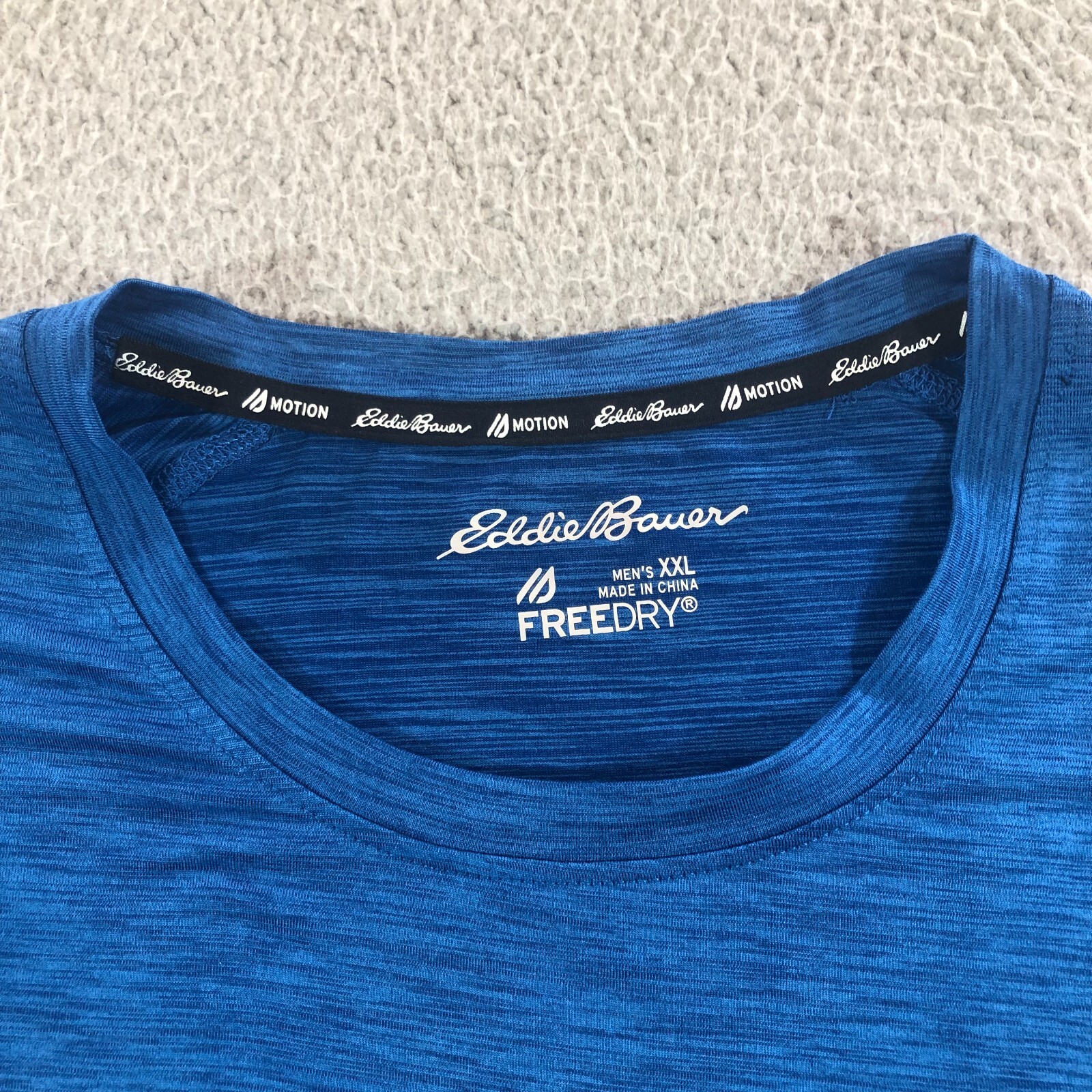 eddie bauer t shirt mand XXL blue freedry active gallery