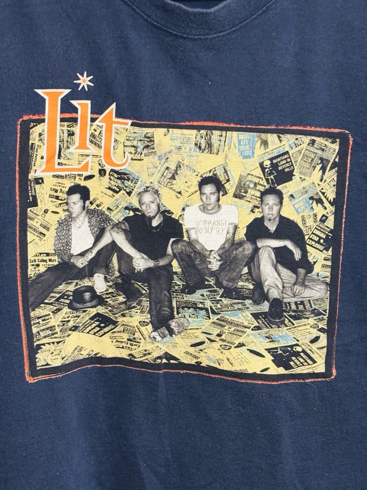 LIT Band 2001 Invading Your Space Tour OG XL VTG RARE Atomic My Own Worst Enemy gallery