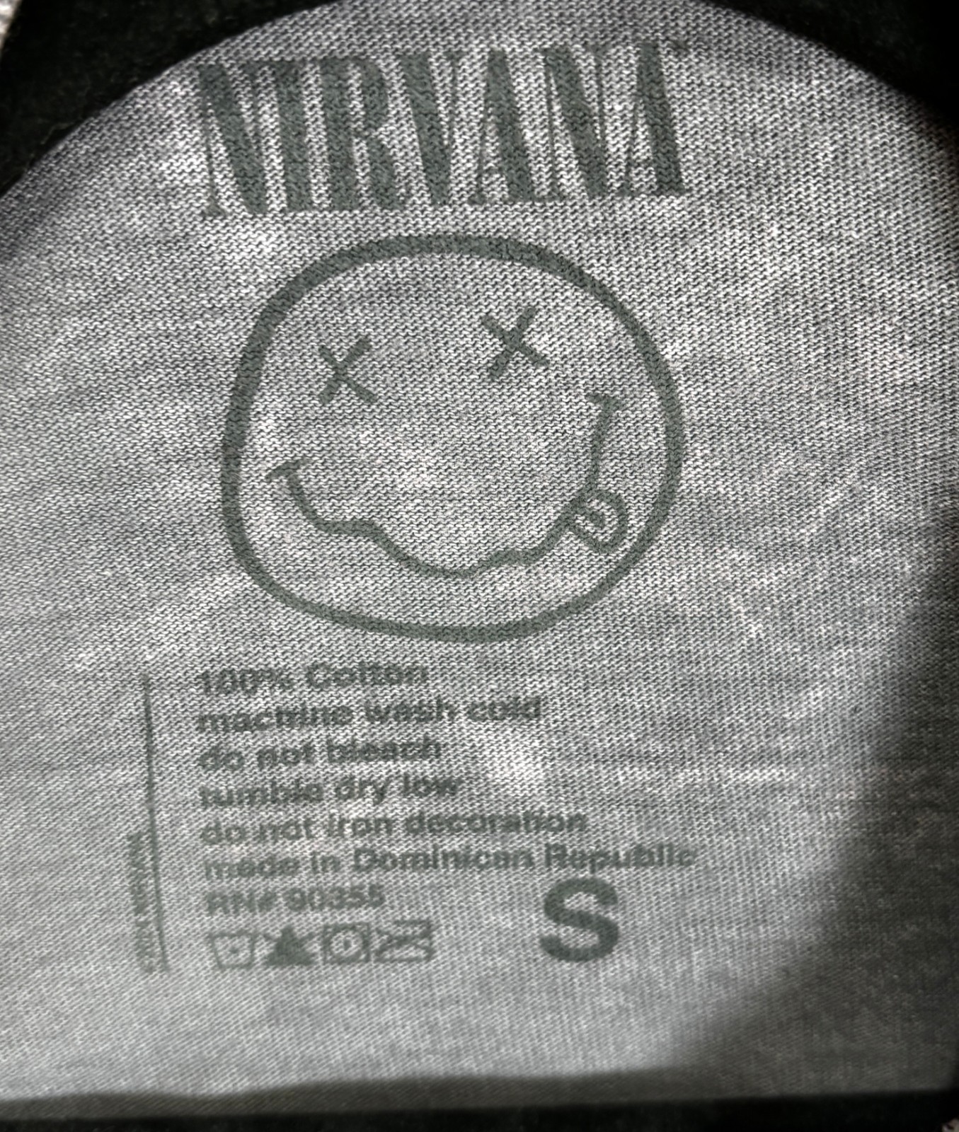 Nirvana Band Tee Purple In Utero Angel Grunge 90s Band T-Shirt Small gallery