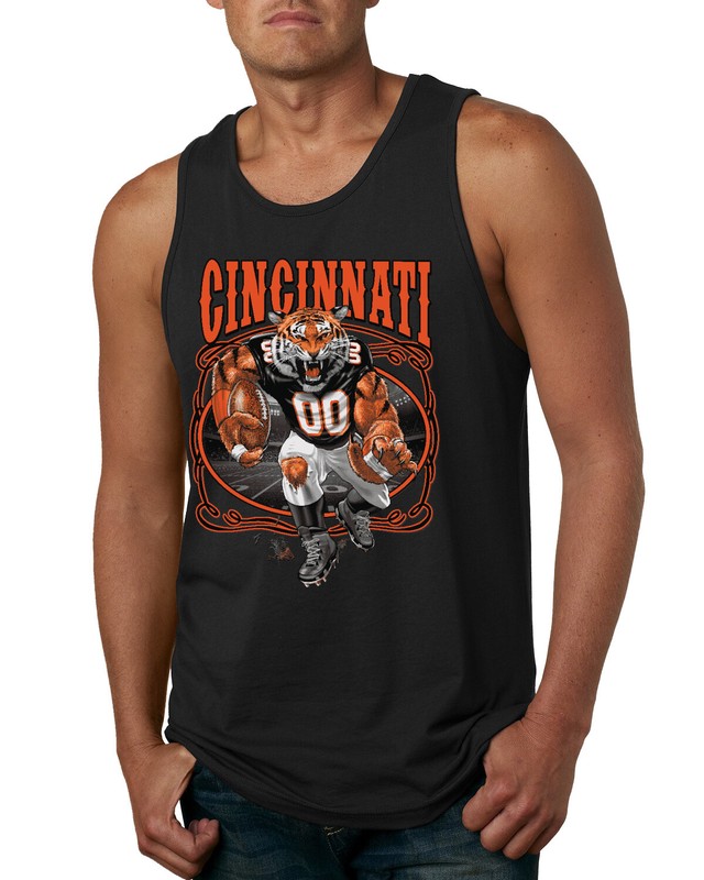 Cincinnati Fan CIN Bengals Fantasy Football Sports Men Tank Top