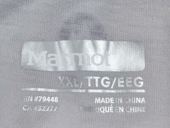 MARMOT Graphic Long Sleeve Baseball Raglan Tee Size 2XL XXL