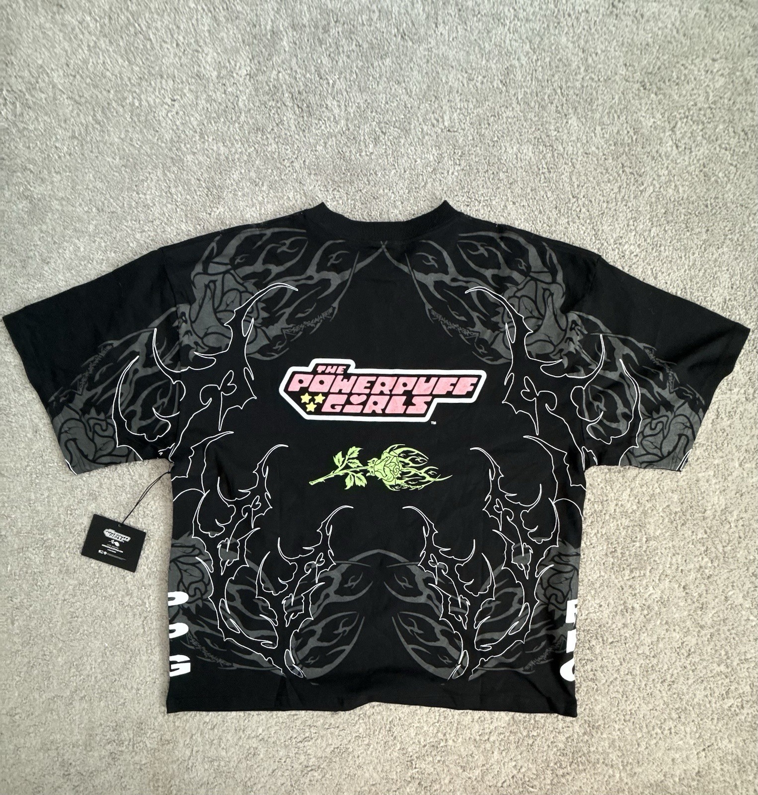 Civil Regime Powerpuff Girls Buttercup Thorn Rush 199X Tee Black Mens 2XL gallery