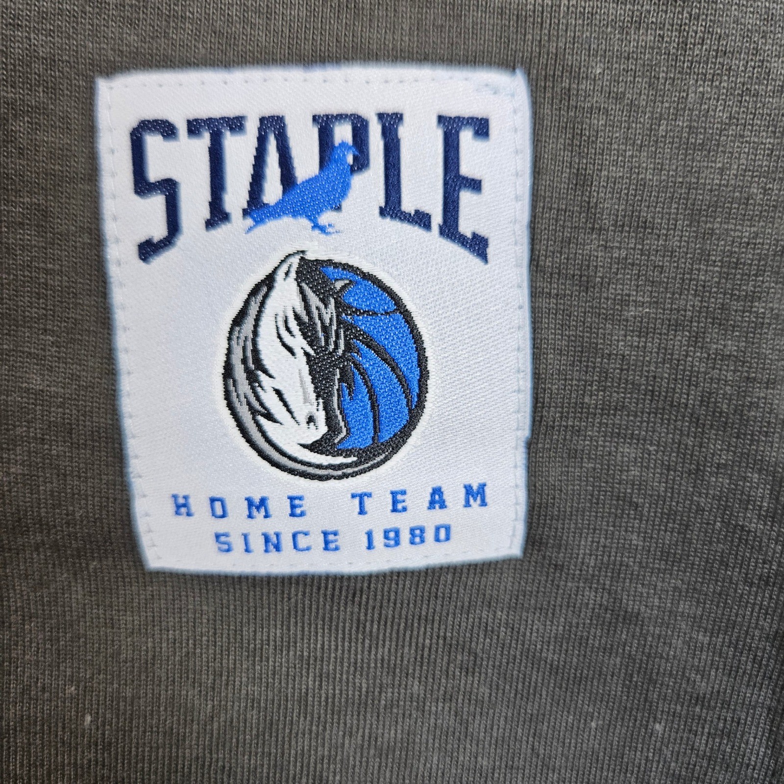NBA Staple Dallas Mavericks Mens T-Shirt Dallas Made Charcoal Grey ST233TE004 L gallery
