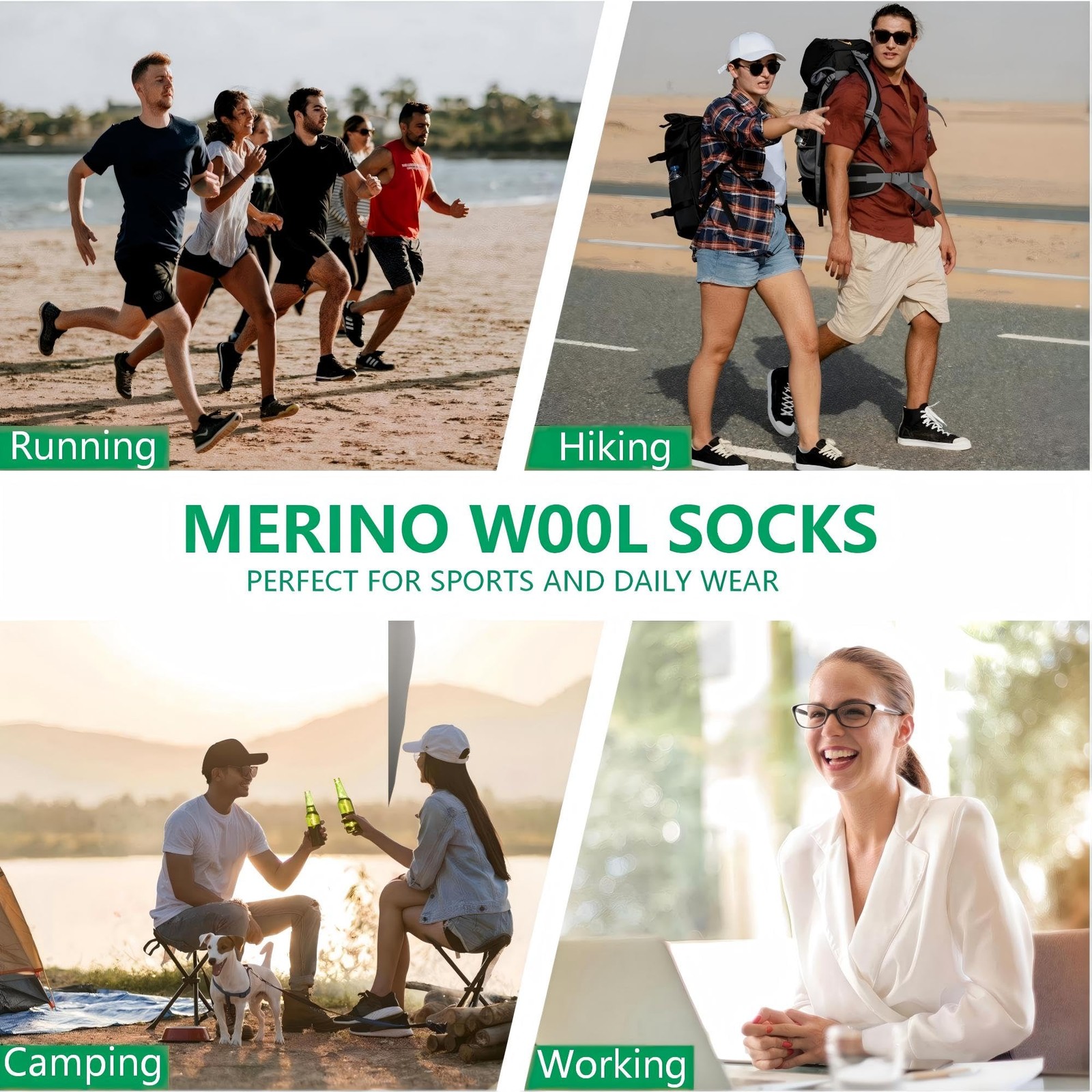 RZTT 90% Merino Wool Socks for Men 90% Merino Wool Socks Quick Dry Athletic L... gallery