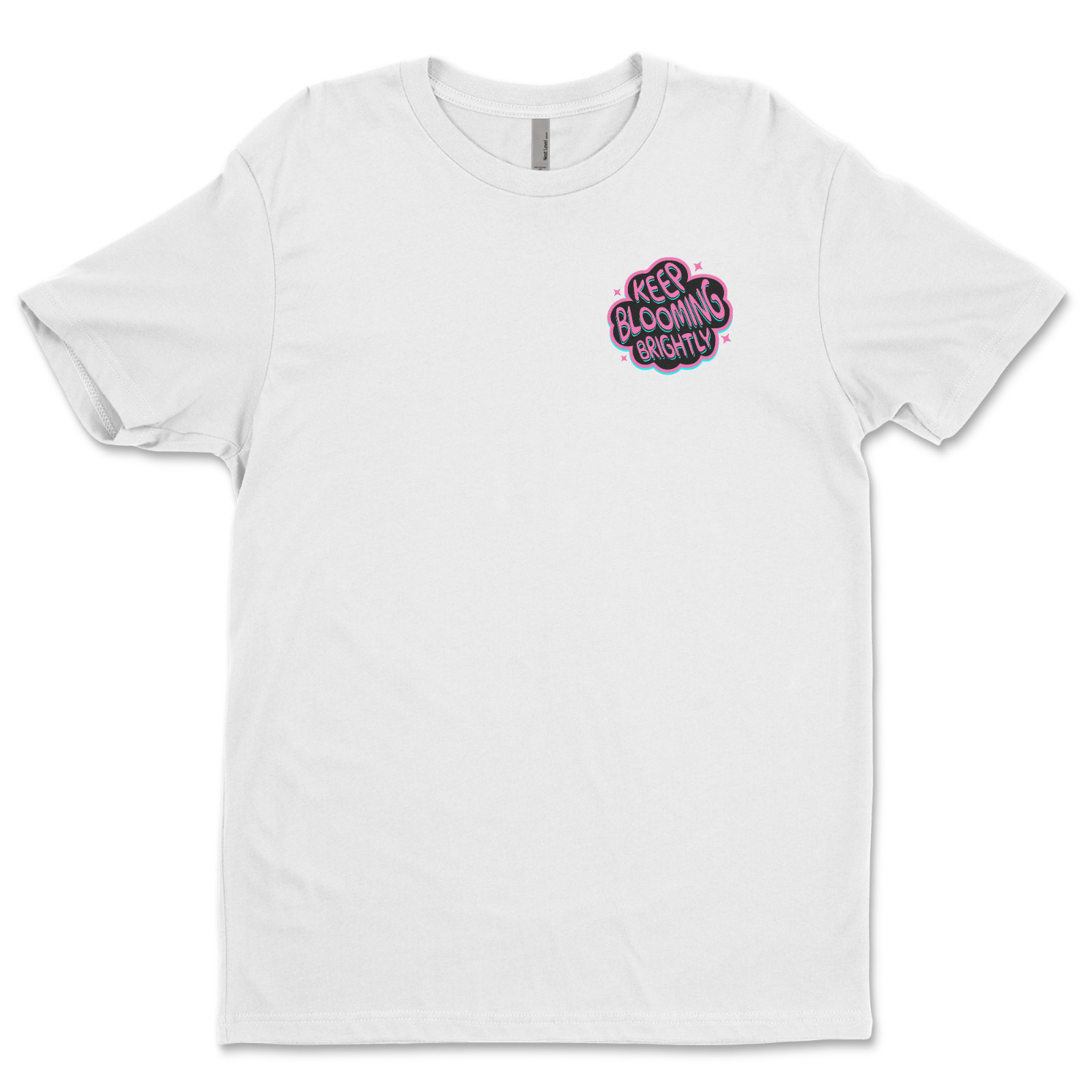 Custom T-Shirt,keep blooming Dtf Print On Next Level T-Shirt unisex Soft Cotton gallery