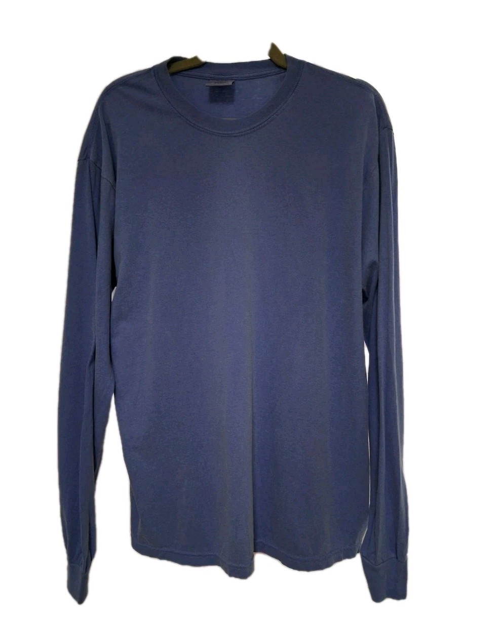 Comfort Colors Adult 100% USA Cotton Heavyweight RS Long Sleeve T-Shirt LG Blue gallery
