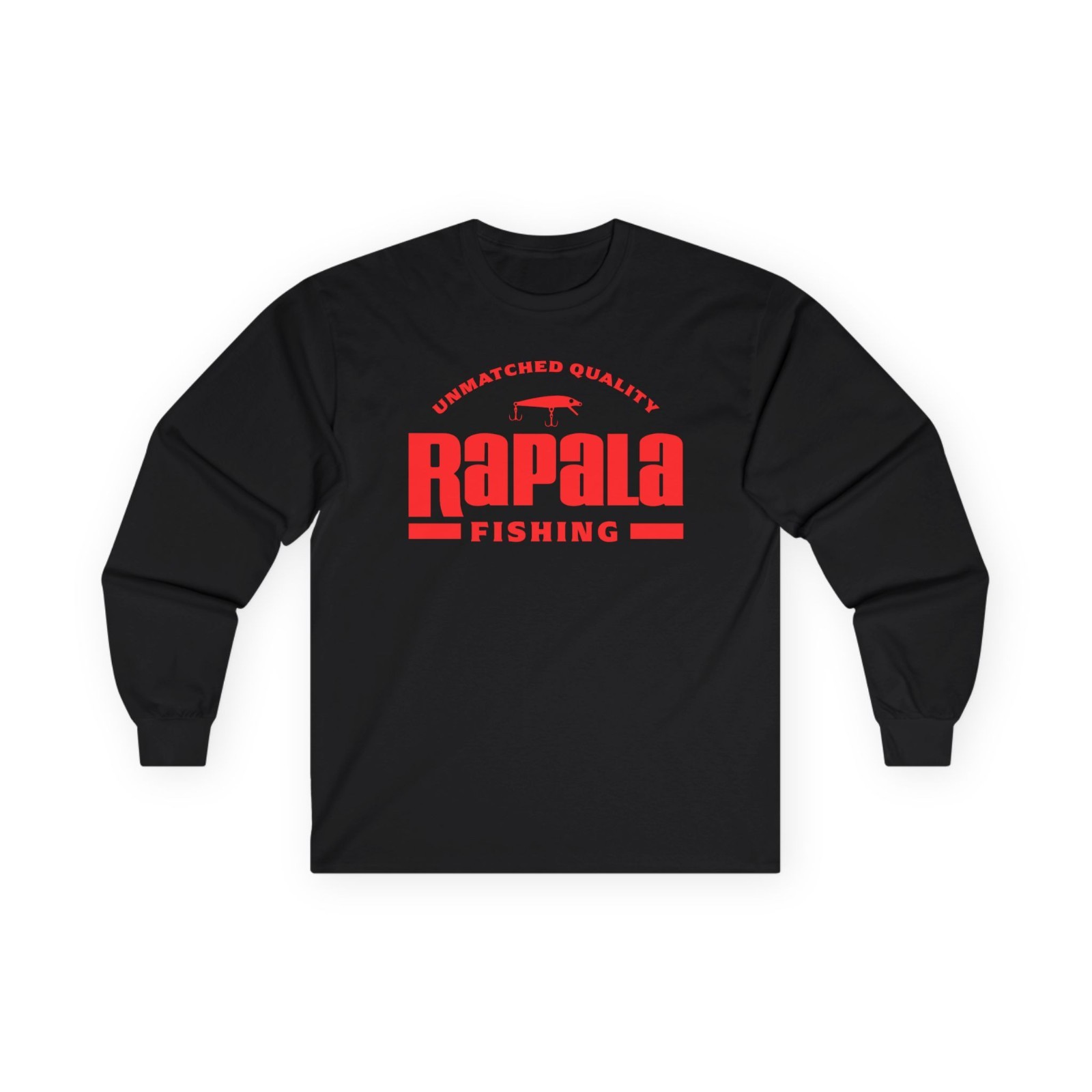 New Rapala Fishing Gear Logo Men’s Long Sleeve T-Shirt American Size T-Shirt