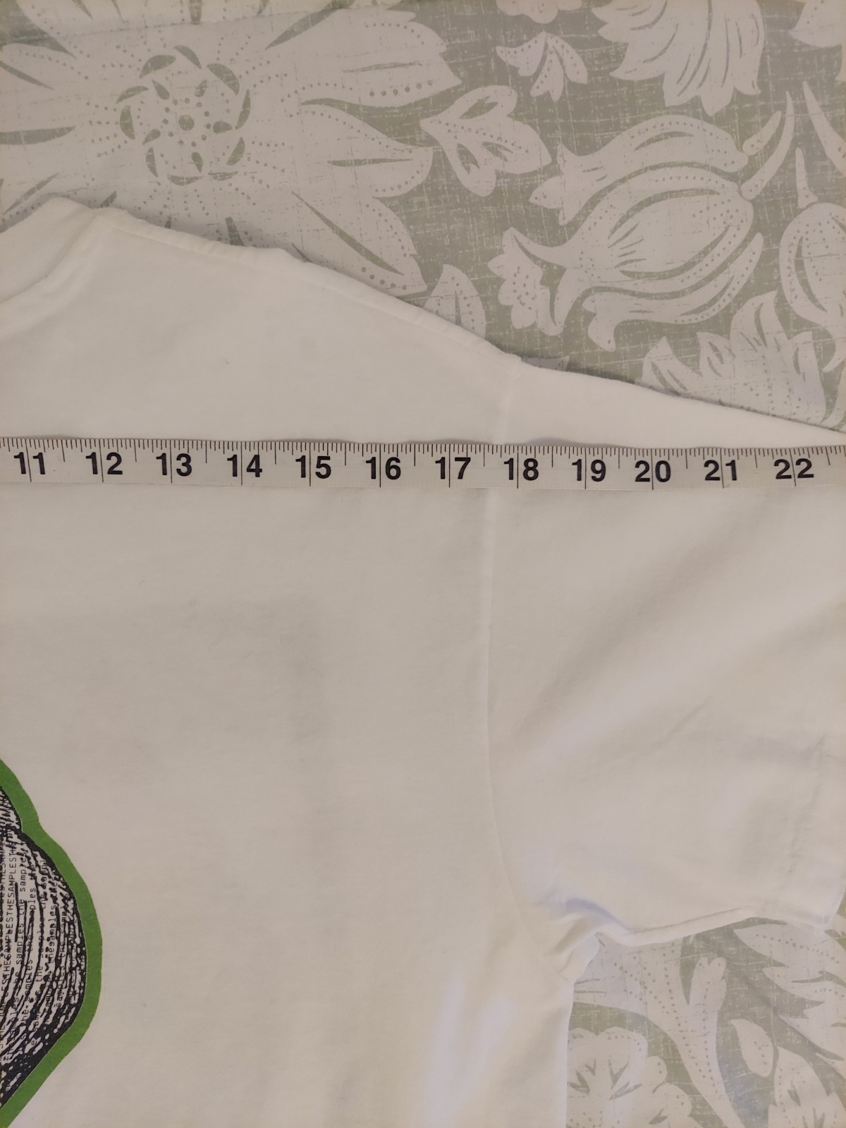 Hanes Ultraweight The Samples Double-Sided Graphic Print White Tee Men's L gallery