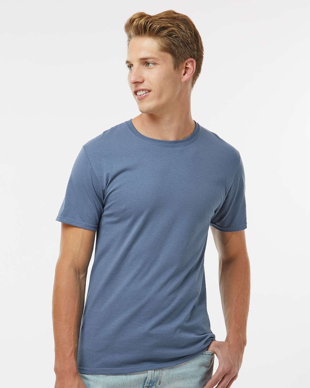 🔥 Russell Athletic Men Dri Power Performance T-shirt 64sttm Vintage Blue Med gallery