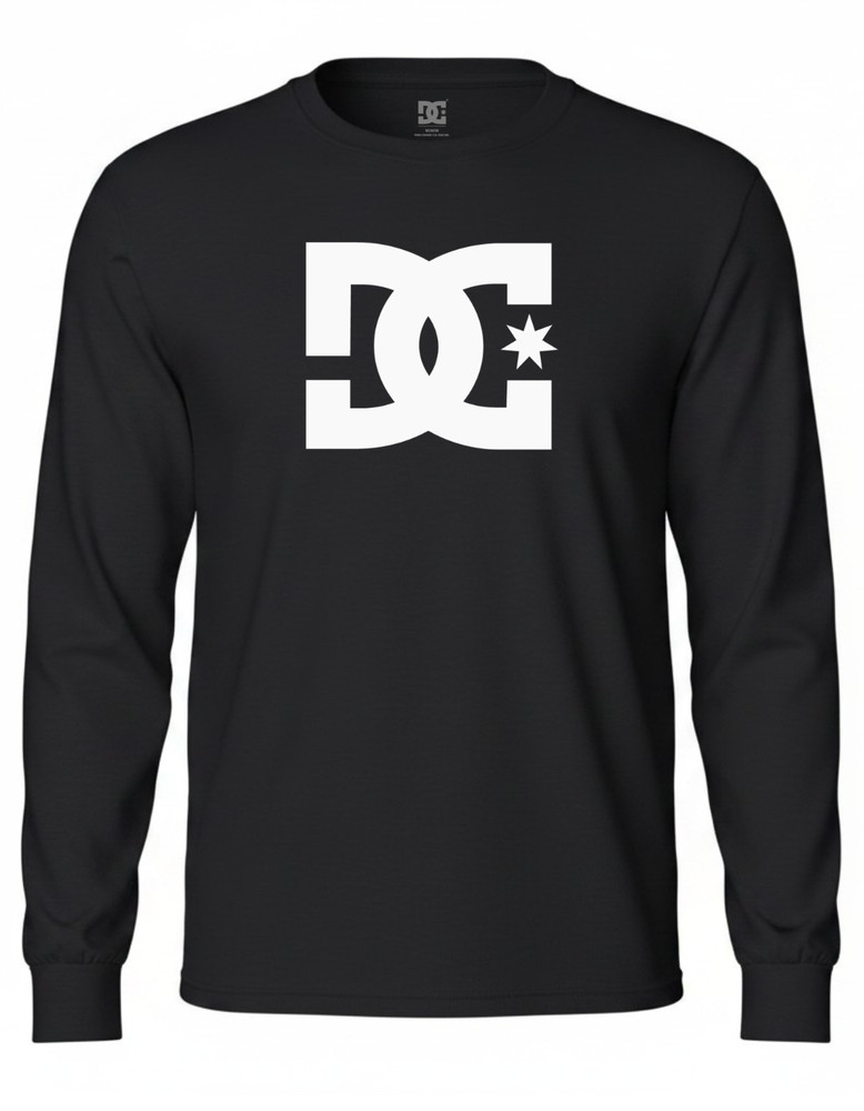 Dc-Shoes star logo Long Sleeves Graphic T shirt