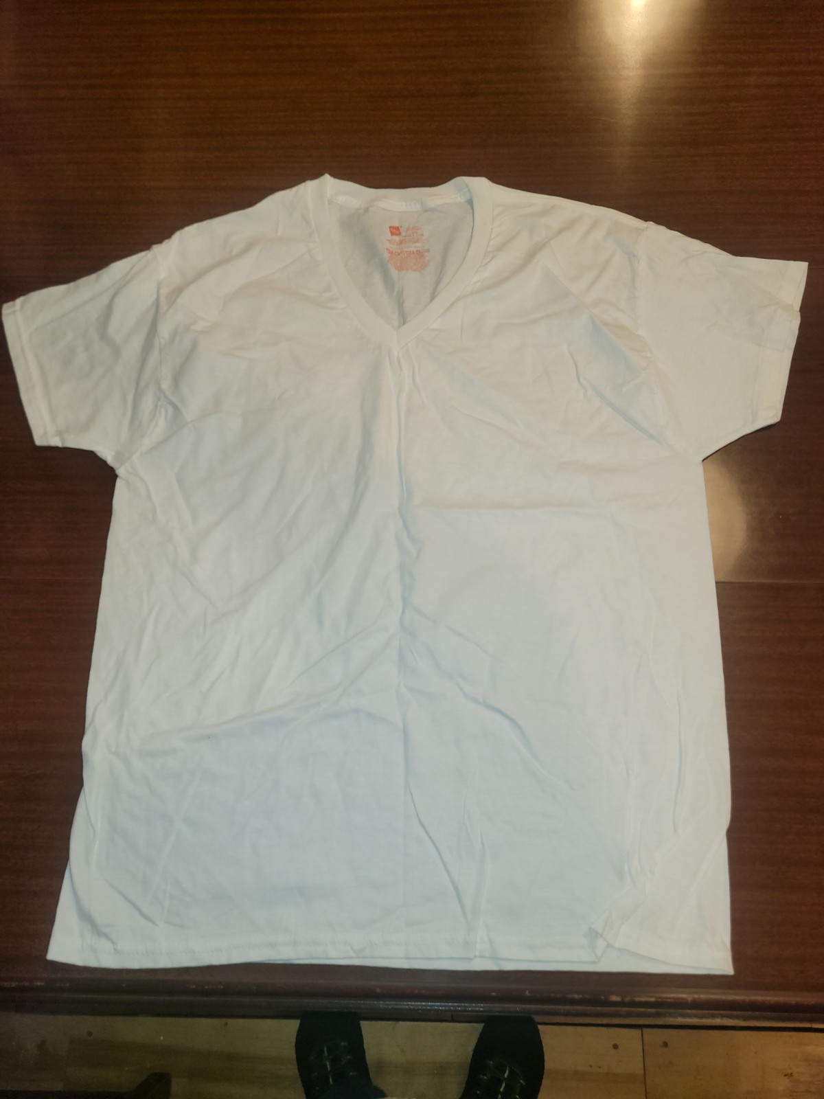 Hanes ComfortBlend V-neck T-shirts, Size Large, 2 Pack gallery