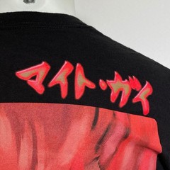Primitive Naruto Shippuden Might Guy Anime Black Red Cotton T-Shirt Men’s SMALL