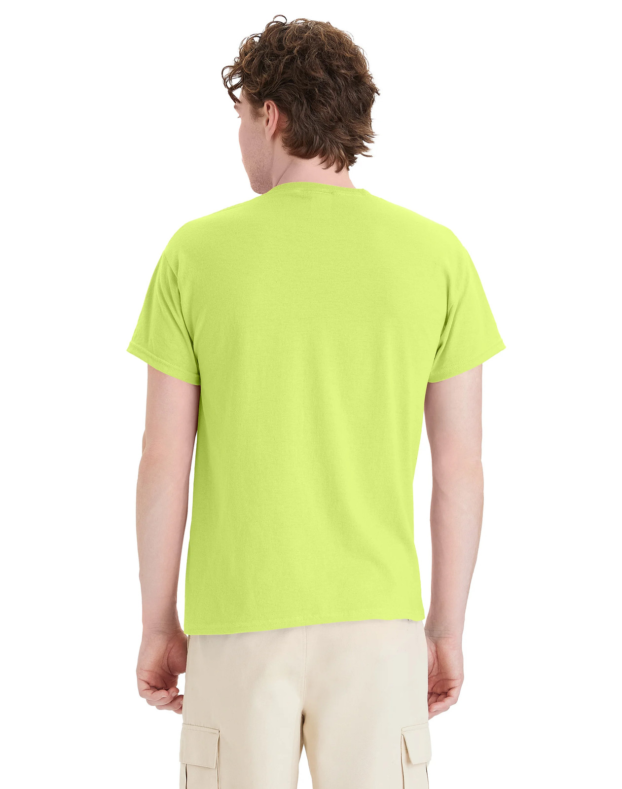 Hanes Mens T-Shirt Short Sleeve ComfortBlend EcoSmart Crewneck Plain Blank S-4XL gallery